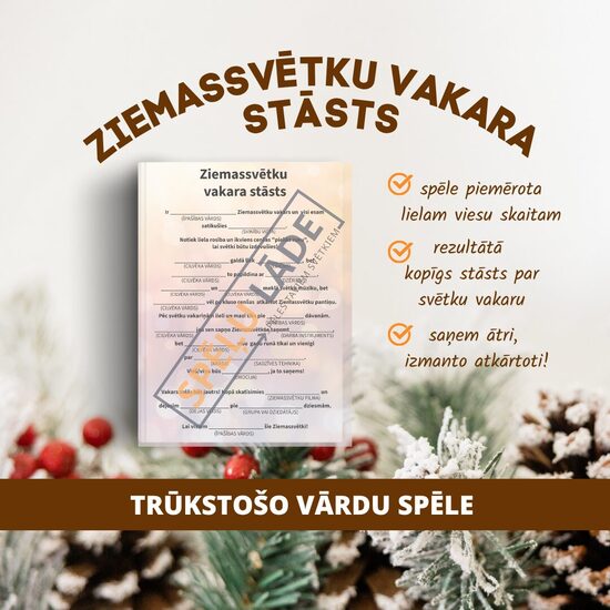 SPĒLE "ZIEMASSVĒTKU VAKARA STĀSTS"